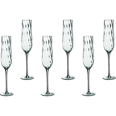BJÖRN STEN Lot de 6 flûtes à champagne - 26 cl - Publicité BJÖRN STEN Lot de 6 flûtes à champagne - 26 cl - Publicité