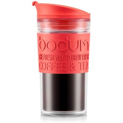 BODUM Mug de voyage isotherme 350 ml - Rouge - Publicité BODUM Mug de voyage isotherme 350 ml - Rouge - Publicité