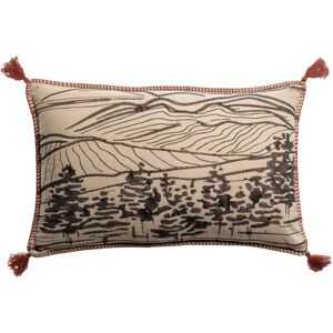 Vivaraise DUSKO HOUSSE DE COUSSIN BRODE SIENNE - Publicité Vivaraise DUSKO HOUSSE DE COUSSIN BRODE SIENNE - Publicité