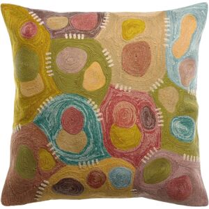 Vivaraise HOUSSE DE COUSSIN BRODE NESTOR MINERAL - Publicité Vivaraise HOUSSE DE COUSSIN BRODE NESTOR MINERAL - Publicité
