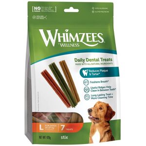 WHIMZEES Bâtonnets L, 7 Pièces – Taille L, Friandises pour Chiens de Grande Taille, Naturelles & sans Céréale, Végétariennes, sans Sucre Ajouté - Publicité WHIMZEES Bâtonnets L, 7 Pièces – Taille L, Friandises pour Chiens de Grande Taille, Naturelles & sans Céréale, Végétariennes, sans Sucre Ajouté - Publicité