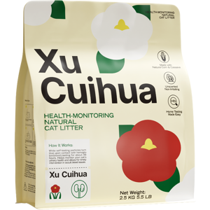 Xu Cuihua XUCUIHUA Litière végétale pour chat avec détection de sang invisible - 2,5 kg - Publicité Xu Cuihua XUCUIHUA Litière végétale pour chat avec détection de sang invisible - 2,5 kg - Publicité