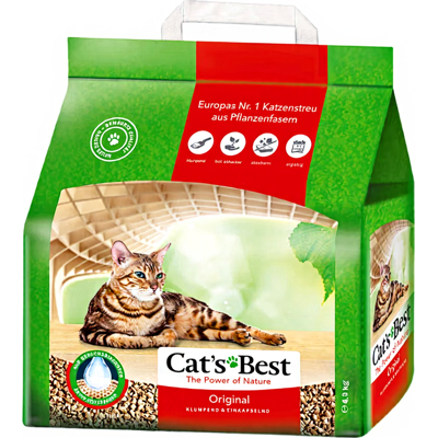 Cat's Best Oko Plus Korrels - 10L - Litière végétale naturelle - Publicité Cat's Best Oko Plus Korrels - 10L - Litière végétale naturelle - Publicité