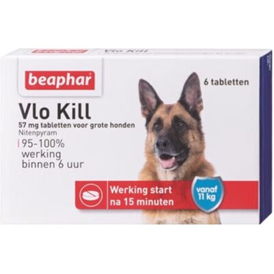 Beaphar Anti-puces+ Grand Chien 11kg+ - Traitement puces - Publicité Beaphar Anti-puces+ Grand Chien 11kg+ - Traitement puces - Publicité