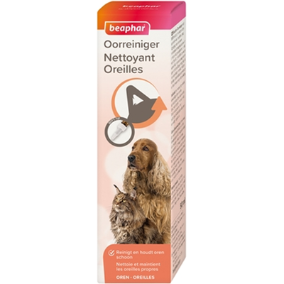 Nettoyant d'oreilles Beaphar - 50 ml pour chiens et chats - Publicité Nettoyant d'oreilles Beaphar - 50 ml pour chiens et chats - Publicité