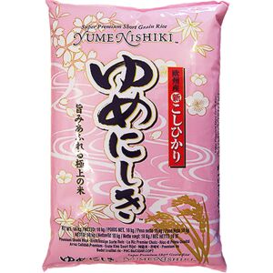 YUMENISHIKI Riz Japonais à Grains Courts 5 kg - Publicité YUMENISHIKI Riz Japonais à Grains Courts 5 kg - Publicité