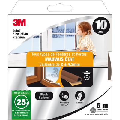 3M™Joint Mauvais Etat Premium Marron Marron 6m - Publicité 3M™Joint Mauvais Etat Premium Marron Marron 6m - Publicité