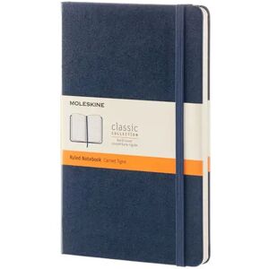 MOLESKINE carnet classique grand ligné - bleu saphir - Publicité MOLESKINE carnet classique grand ligné - bleu saphir - Publicité
