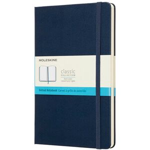 MOLESKINE Carnet classique, grand format à grille pointillée - bleu saphir - Publicité MOLESKINE Carnet classique, grand format à grille pointillée - bleu saphir - Publicité
