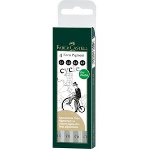 Faber-Castell Lot de 4 feutres fins Ecco Pigment - 0,1 / 0,3 / 0,5 / 0,7 mm - Publicité Faber-Castell Lot de 4 feutres fins Ecco Pigment - 0,1 / 0,3 / 0,5 / 0,7 mm - Publicité