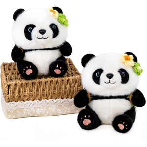 Jouet en peluche A - Panda fruitier avec dos en forme de fleur, 21 cm - Publicité Jouet en peluche A - Panda fruitier avec dos en forme de fleur, 21 cm - Publicité