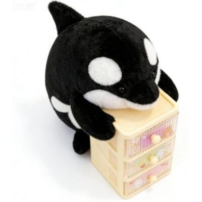 Jouet en peluche SD Série Océan - Dauphin noir 21 cm - Publicité Jouet en peluche SD Série Océan - Dauphin noir 21 cm - Publicité