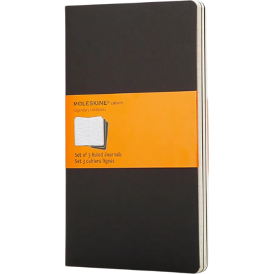 MOLESKINE Set De 3 Cahiers Grand Format Pages Lignées - Publicité MOLESKINE Set De 3 Cahiers Grand Format Pages Lignées - Publicité