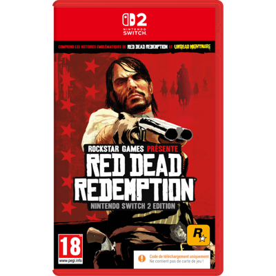 Rockstar Games Red Dead Redemption - Code in Box- Switch 2 - Version française - Publicité Rockstar Games Red Dead Redemption - Code in Box- Switch 2 - Version française - Publicité