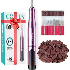 Coslus Lime à ongles électrique sans fil rechargeable pour manucure et pédicure en acrylique, gel et poudre - Publicité Coslus Lime à ongles électrique sans fil rechargeable pour manucure et pédicure en acrylique, gel et poudre - Publicité