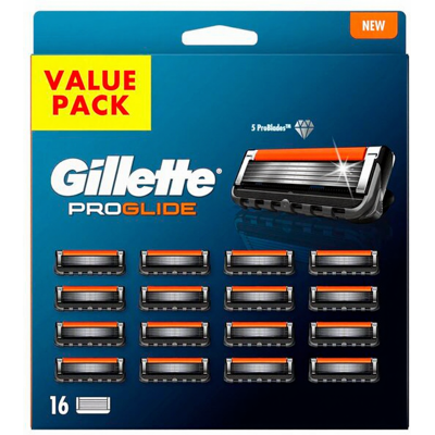 Gillette ProGlide - Lames de rasoir recharges, 16 lames - Publicité Gillette ProGlide - Lames de rasoir recharges, 16 lames - Publicité