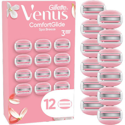 Gillette Venus ComfortGlide Spa Breeze - Recharges de lames de rasoir - 12 pièces - Publicité Gillette Venus ComfortGlide Spa Breeze - Recharges de lames de rasoir - 12 pièces - Publicité