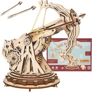 Robotime ROKR puzzle 3D en bois baliste lourde, 21 x 18,5 x 19 cm, décoration à la maison, décoration d’étagère,Cadeaux artisanaux pour adultes et adolescents,Jouets éducatifs - Publicité Robotime ROKR puzzle 3D en bois baliste lourde, 21 x 18,5 x 19 cm, décoration à la maison, décoration d’étagère,Cadeaux artisanaux pour adultes et adolescents,Jouets éducatifs - Publicité