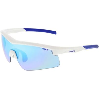 Sinner Lunettes De Soleil Osler Shiny White Smoke Blue Revo/Orange Clear/CAT3 Homme,Femme - Publicité Sinner Lunettes De Soleil Osler Shiny White Smoke Blue Revo/Orange Clear/CAT3 Homme,Femme - Publicité