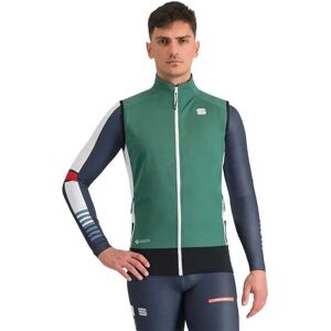 Sportful Gilet Apex Gore-tex Infinium™ Shrub Green / White M Homme - Publicité Sportful Gilet Apex Gore-tex Infinium™ Shrub Green / White M Homme - Publicité