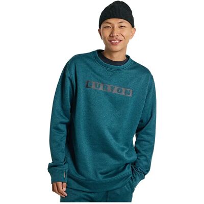 Burton Sweat-shirt Oak Deep Emerald Heather S Homme - Publicité Burton Sweat-shirt Oak Deep Emerald Heather S Homme - Publicité
