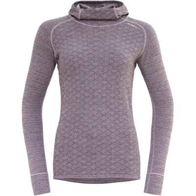 Devold Merino Baselayer Hoodie - Violet - S - Chaleur & Réversible - Publicité Devold Merino Baselayer Hoodie - Violet - S - Chaleur & Réversible - Publicité