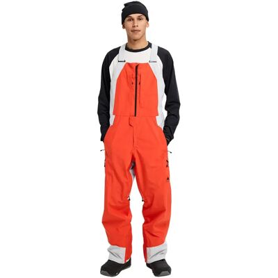 Burton Pantalon Reserve Gore-tex® 2l Bib Fiesta Red/Gray Cloud L Homme - Publicité Burton Pantalon Reserve Gore-tex® 2l Bib Fiesta Red/Gray Cloud L Homme - Publicité