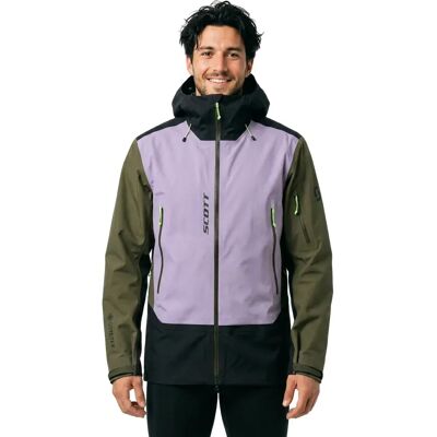 Scott Veste Explorair Gore-tex® 3l Evening Grey / Black L Homme - Publicité Scott Veste Explorair Gore-tex® 3l Evening Grey / Black L Homme - Publicité