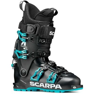 Scarpa Chaussures De Ski De Randonnée Quattro Sl Black / Blue 28.5 - Publicité Scarpa Chaussures De Ski De Randonnée Quattro Sl Black / Blue 28.5 - Publicité