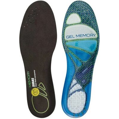 Sidas Coussin En Gel à Mémoire Black / Blue EU 44-45 unisex - Publicité Sidas Coussin En Gel à Mémoire Black / Blue EU 44-45 unisex - Publicité