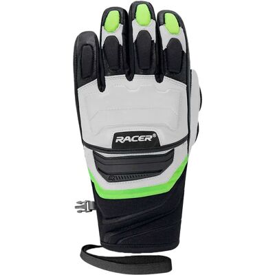 Racer Gants Racing Pro Black / Green L Homme,Femme - Publicité Racer Gants Racing Pro Black / Green L Homme,Femme - Publicité