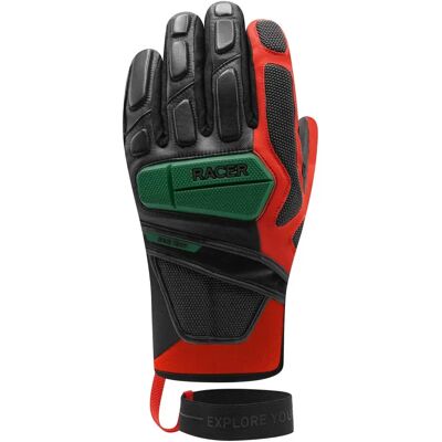 Racer Gants Racing Pro Black / Red L Homme,Femme - Publicité Racer Gants Racing Pro Black / Red L Homme,Femme - Publicité