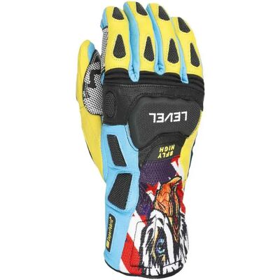 Level Gants Sq Cf Black / Yellow L Homme,Femme - Publicité Level Gants Sq Cf Black / Yellow L Homme,Femme - Publicité