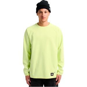 Burton Sweat-shirt Crown Weatherproof Crew Glow Yellow Green M Homme - Publicité Burton Sweat-shirt Crown Weatherproof Crew Glow Yellow Green M Homme - Publicité