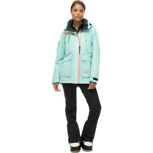 Superdry WS110165A Veste de Ski Turquoise - Neige - Publicité Superdry WS110165A Veste de Ski Turquoise - Neige - Publicité