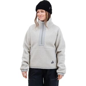 Jones Sweat à Demi-zip Campfire Recycled Sherpa Smoke Gray S Femme - Publicité Jones Sweat à Demi-zip Campfire Recycled Sherpa Smoke Gray S Femme - Publicité