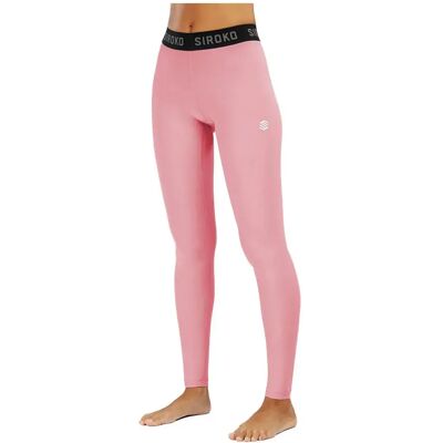 Siroko Lotus Rosa Couche de base thermique - Leggings - Publicité Siroko Lotus Rosa Couche de base thermique - Leggings - Publicité