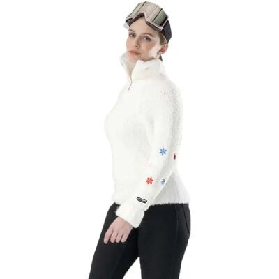Duvillard Pull à Col Roulé Pernelle 2 White 38 Femme - Publicité Duvillard Pull à Col Roulé Pernelle 2 White 38 Femme - Publicité