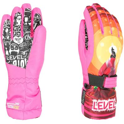Level Gants Fucsia 9-10 Années Fille - Publicité Level Gants Fucsia 9-10 Années Fille - Publicité