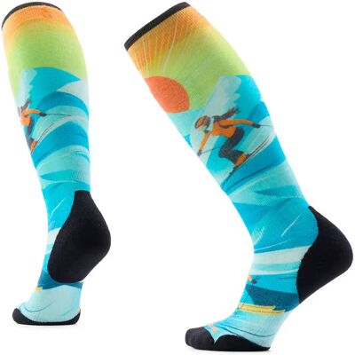 Smartwool Chaussettes Ski Targeted Cushion Steep Days Serene Blue EU 34-37 Femme - Publicité Smartwool Chaussettes Ski Targeted Cushion Steep Days Serene Blue EU 34-37 Femme - Publicité