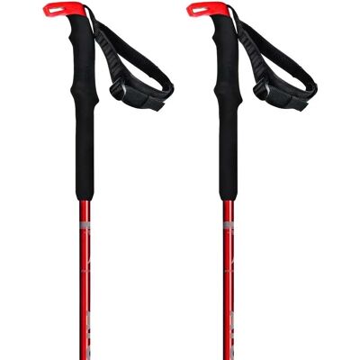 Bâtons de randonnée Atomic BCT Touring Carbon SQS - Rouge/Gris, 95-145cm - Publicité Bâtons de randonnée Atomic BCT Touring Carbon SQS - Rouge/Gris, 95-145cm - Publicité