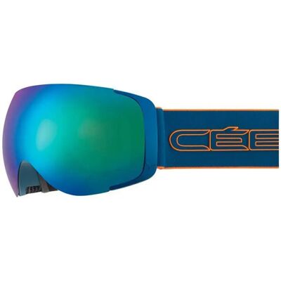 Cebe Masque De Ski Exo Mat Petrol Orange Brown Flash Blue/Cat3- Amber Flash Mirror/Cat1 Homme,Femme - Publicité Cebe Masque De Ski Exo Mat Petrol Orange Brown Flash Blue/Cat3- Amber Flash Mirror/Cat1 Homme,Femme - Publicité