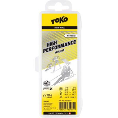 Toko Cire World Cup High Performance Warm 120g Yellow 10°C to 0°C unisex - Publicité Toko Cire World Cup High Performance Warm 120g Yellow 10°C to 0°C unisex - Publicité