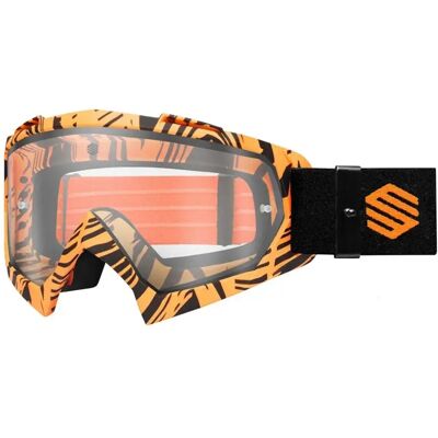 Siroko Masque De Ski H1 Tigra Orange / Black Clear/CAT0 Homme - Publicité Siroko Masque De Ski H1 Tigra Orange / Black Clear/CAT0 Homme - Publicité