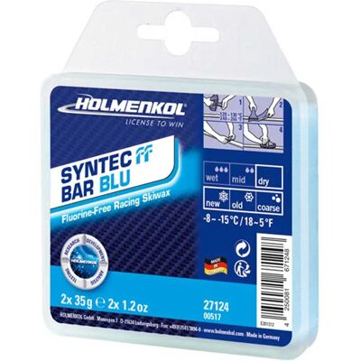 Holmenkol Cire Syntec Ff Bar-8°c/-15°c 2x35 Gr Blue One Size unisex - Publicité Holmenkol Cire Syntec Ff Bar-8°c/-15°c 2x35 Gr Blue One Size unisex - Publicité