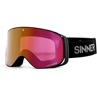 Sinner Masque De Ski Olympia + Matte Black Double Pink Sintrast / CAT2 Homme,Femme - Publicité Sinner Masque De Ski Olympia + Matte Black Double Pink Sintrast / CAT2 Homme,Femme - Publicité