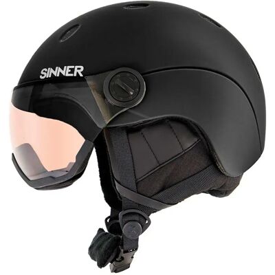 Sinner Casque Avec Visière Titan Visor Trans Matte Black XL unisex - Publicité Sinner Casque Avec Visière Titan Visor Trans Matte Black XL unisex - Publicité