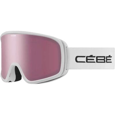Cebe Masque De Ski Razor Evo White Matte Light Rose/CAT2 Homme - Publicité Cebe Masque De Ski Razor Evo White Matte Light Rose/CAT2 Homme - Publicité