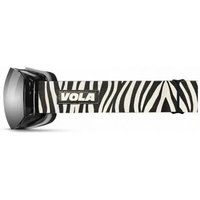 Vola Masque De Ski Zippy Zebra Black / White Silver Miror/CAT3 Garçon,Fille - Publicité Vola Masque De Ski Zippy Zebra Black / White Silver Miror/CAT3 Garçon,Fille - Publicité