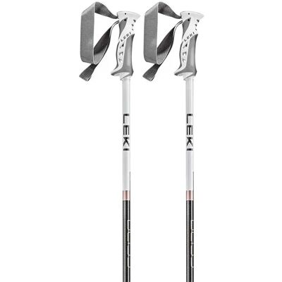 LEKI Bliss - Ski Piolet - Femme - Gris/Blanc - 125 - Piolet de ski - Publicité LEKI Bliss - Ski Piolet - Femme - Gris/Blanc - 125 - Piolet de ski - Publicité